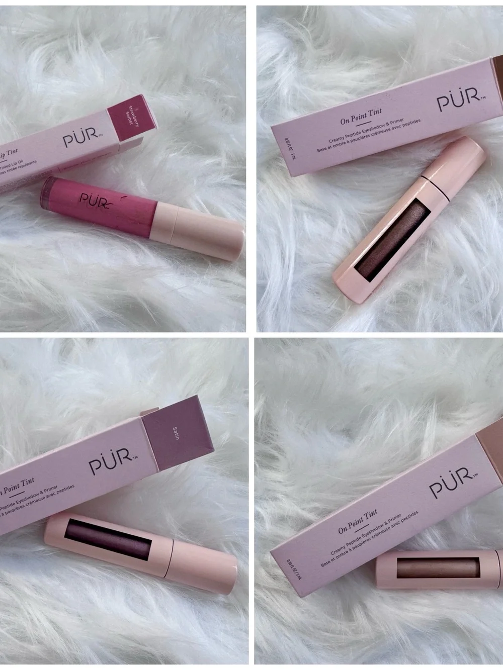 BUNDLE DEAL!!!On Point Tint Creamy Lip Tint and 3 On Point Neutral Shadow/Primer